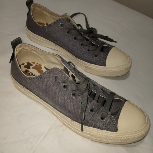 CONVERSE ALL STARS GREY CREAM MENS ZIE 7.5 EUR 41 - Picture 4 of 10